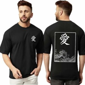 100% Cotton Oversized Printed T-Shirts for Men